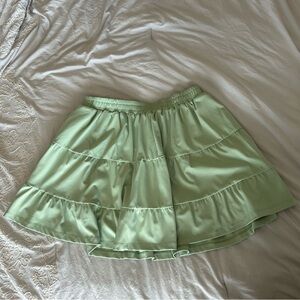 Michelle Mae Light Green Skater Skort